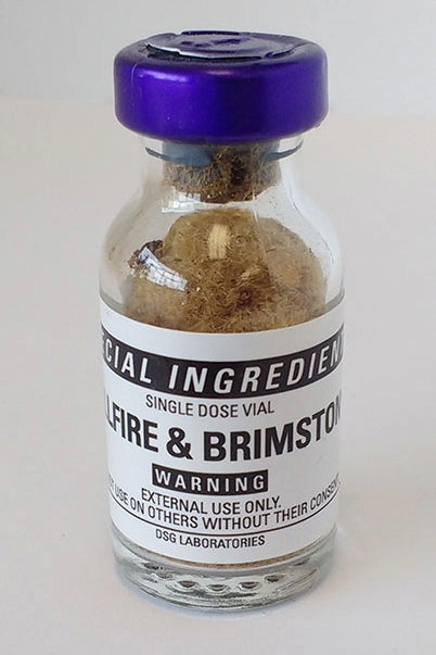 Hellfire and Brimstone It itches it stings it burns great for a practical joke