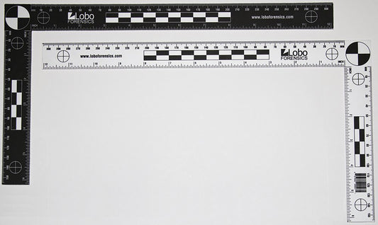 Fractional Bureau Scale for Measuring and Forensic Photography Designed in USA