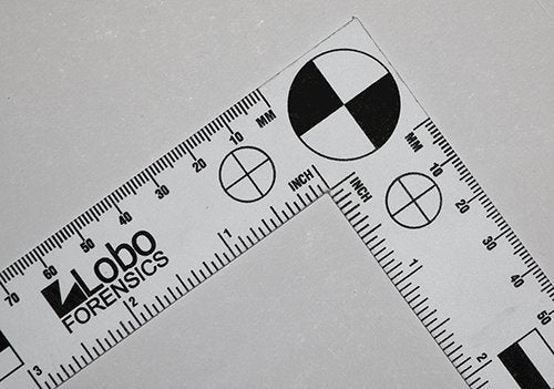 Fractional Bureau Scale for Measuring and Forensic Photography Designed in USA