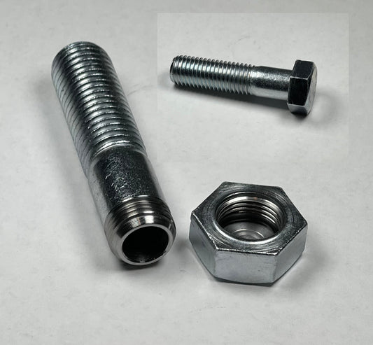 Spy Bolt Secret Storage Compartment Disguised Within a Real Hollowed Out Bolt