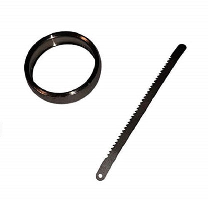 Titanium Escape Ring Contains a Saw and Handcuff Shim Pick Combination Tool