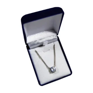 Aurora Solitaire 5.5 Carat Brilliant Cut CZ Pendant Necklace