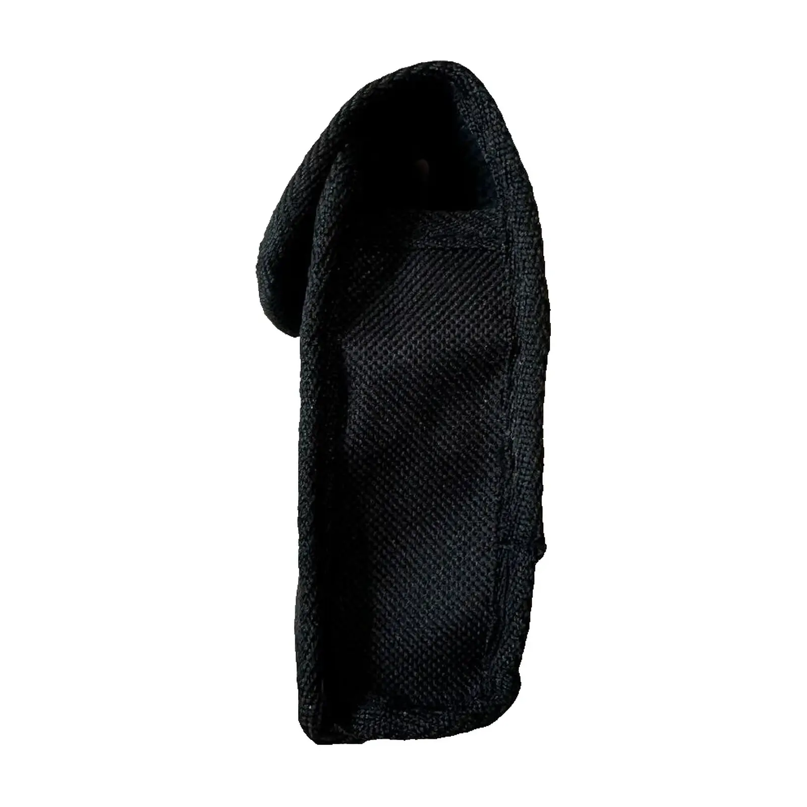 Black Nylon Belt Pouch with Hook-and-Loop Closure - Image 5