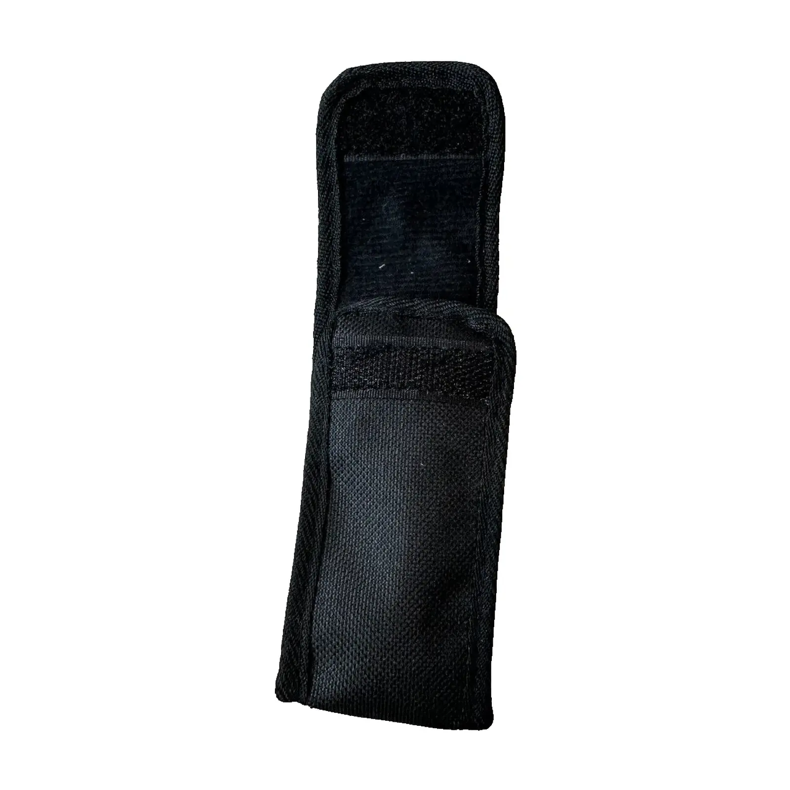Black Nylon Belt Pouch with Hook-and-Loop Closure - Image 2