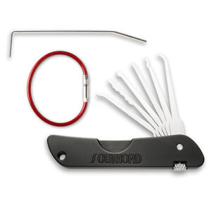 Jackknife Lock-Pick Set – Folding Aluminum Handle