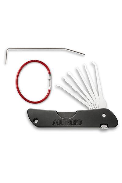 Jackknife Lock-Pick Set – Folding Aluminum Handle