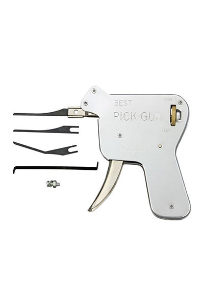 Pick Gun with Three Needles and Tension Wrench