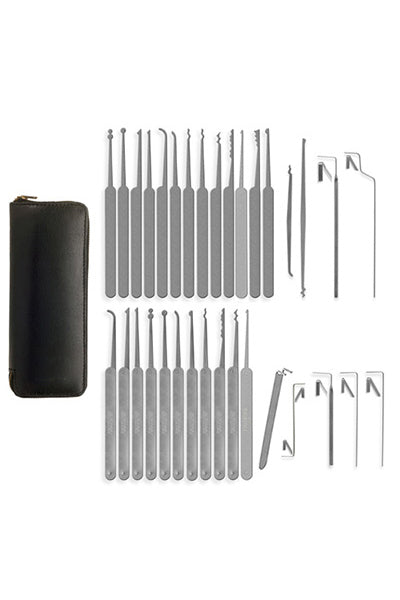 Master Lock-Pick Set with Leather Case