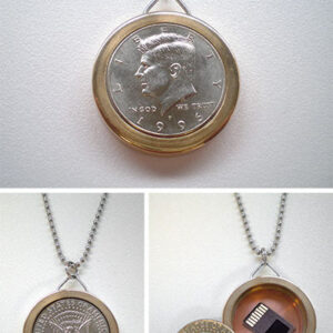 Pendant Safe – Half-Dollar Storage Necklace