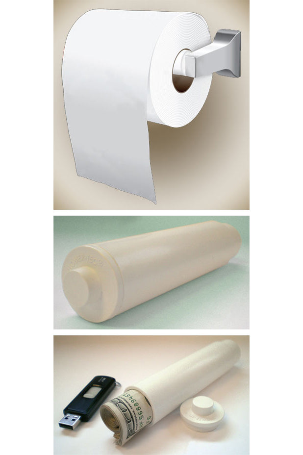 Toilet Paper Roller Safe – Hidden Storage