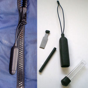 Zip Fire – Zipper-Pull Fire-Starting Kit
